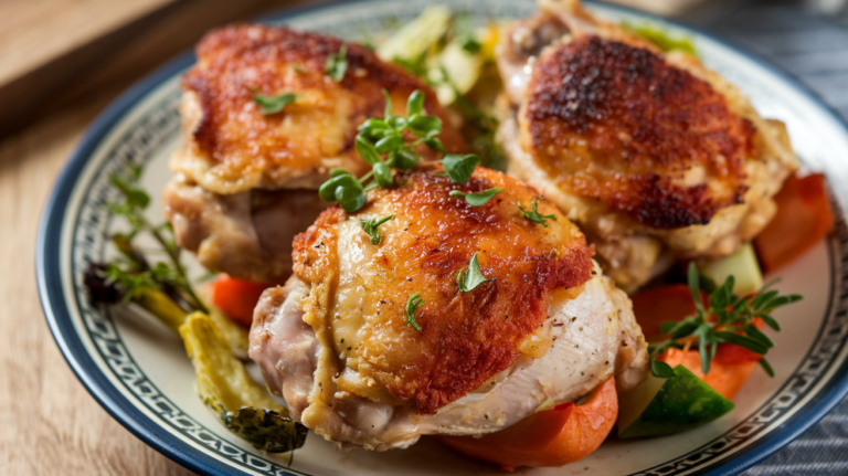 Crispy Baked Chicken Thighs: A Healthy Alternative to Fried