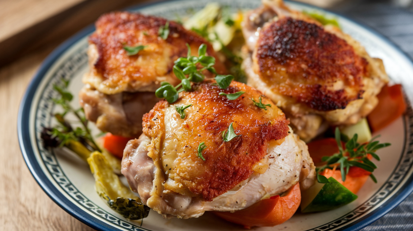 Crispy Baked Chicken Thighs: A Healthy Alternative to Fried