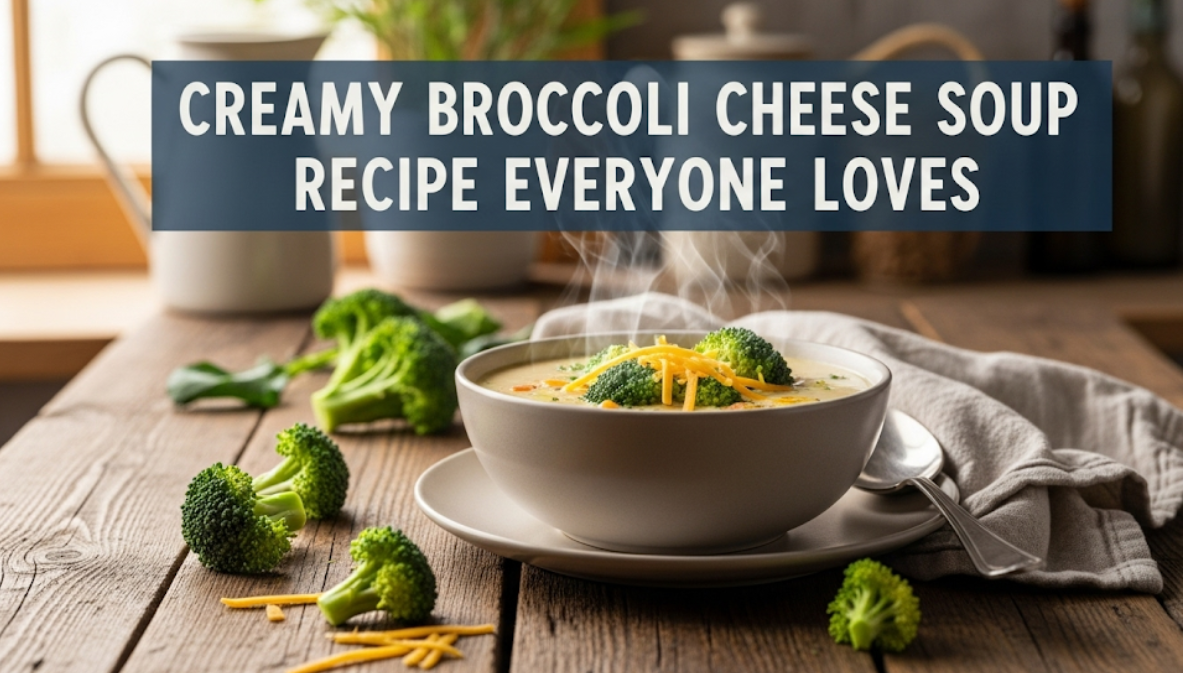 Creamy Broccoli Cheese Soup Recipe Everyone Loves