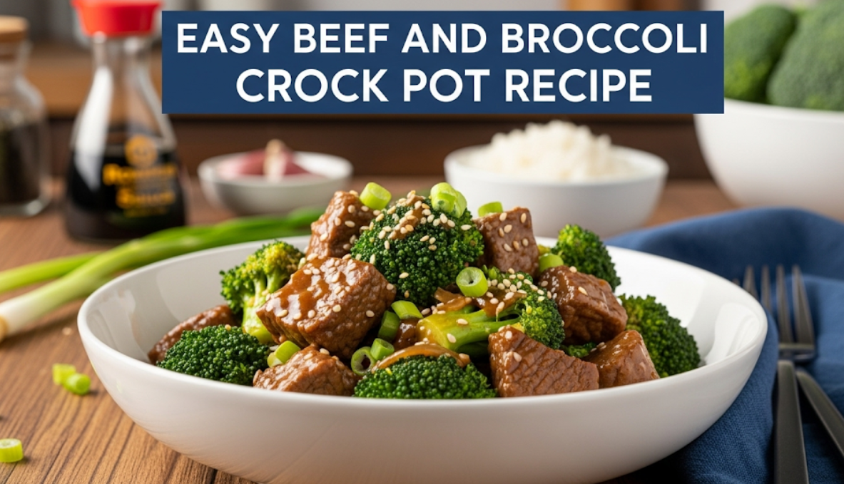 Easy Beef and Broccoli Crock Pot Recipe