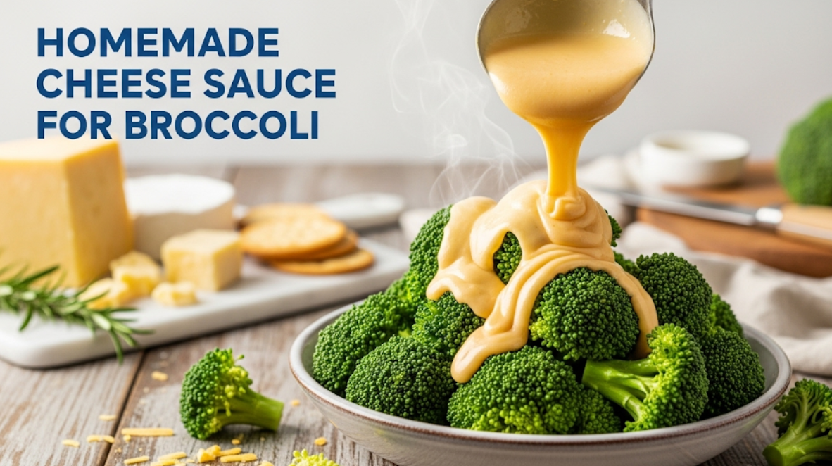 Homemade Cheese Sauce for Broccoli