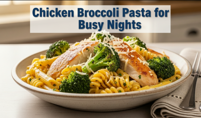 Chicken Broccoli Pasta for Busy Nights