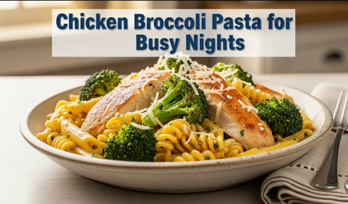 Chicken Broccoli Pasta for Busy Nights