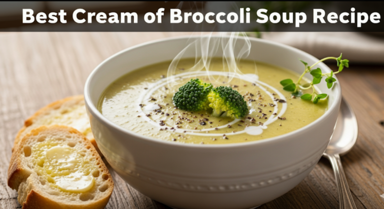 Best Cream of Broccoli Soup Recipe