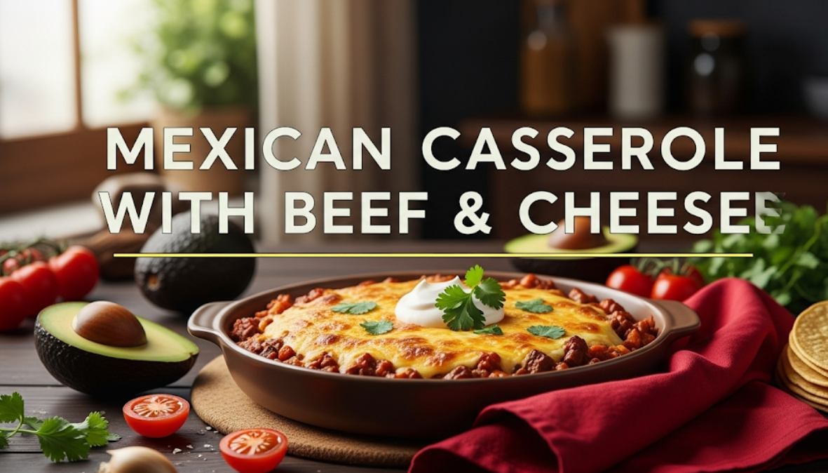 Mexican Casserole with Beef & Cheese