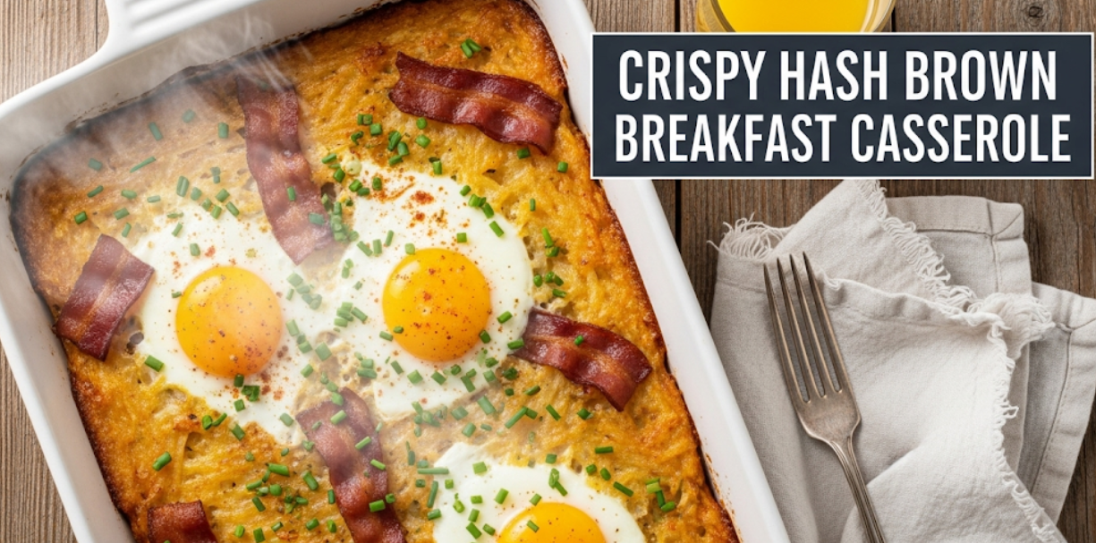 Crispy Hash Brown Breakfast Casserole