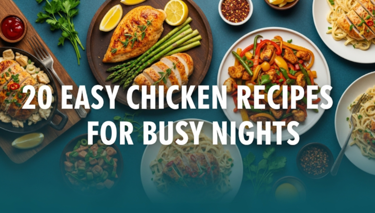 20 Easy Chicken Recipes for Busy Nights