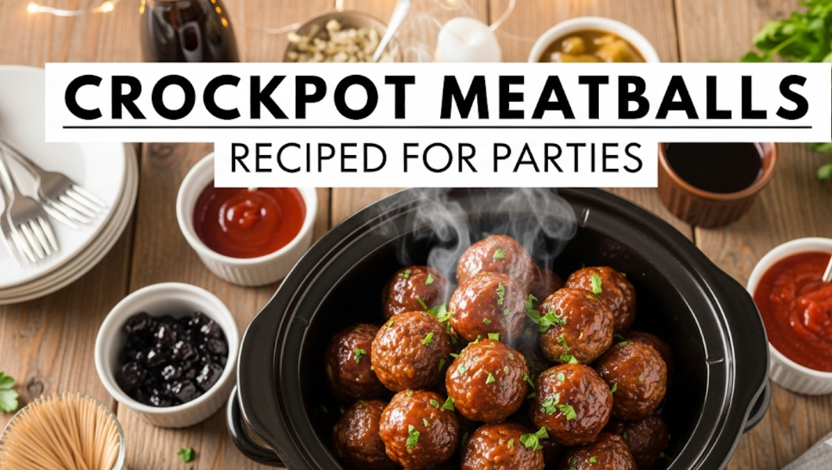 Crockpot Meatballs Recipe for Parties