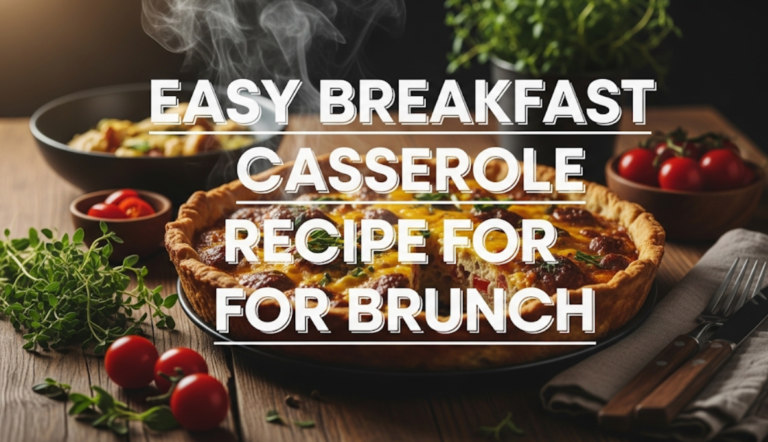 Easy Breakfast Casserole Recipe for Brunch