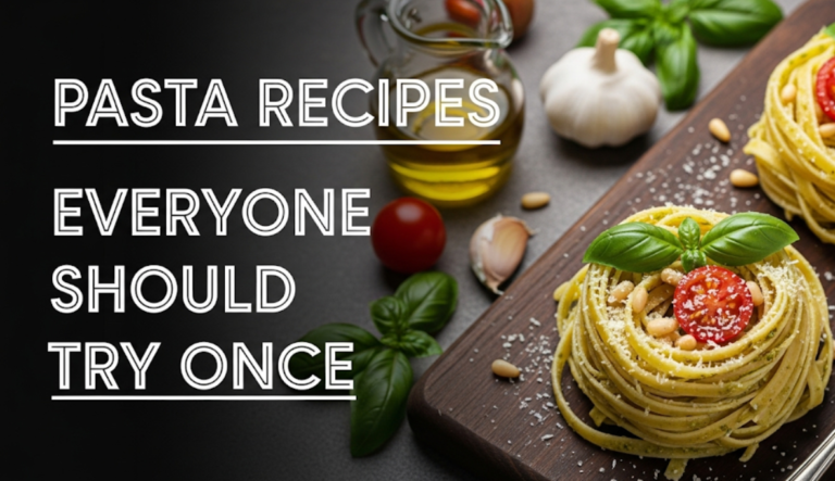 Pasta Recipes Everyone Should Try Once
