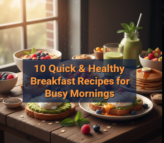 10 Quick & Healthy Breakfast Recipes for Busy Mornings