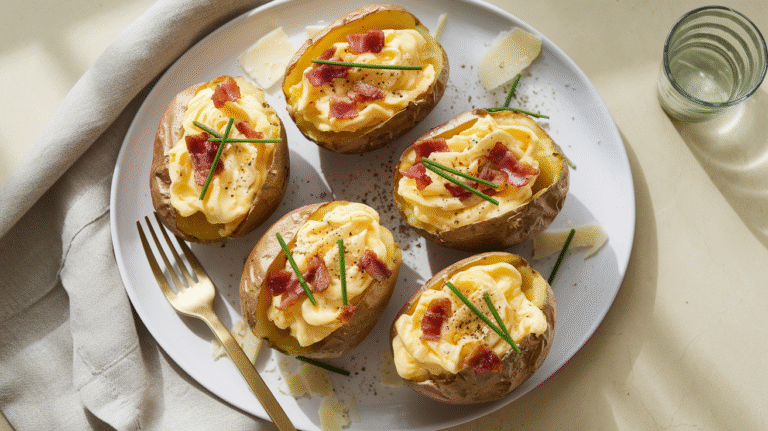 Carbonara Baked Potatoes Recipe