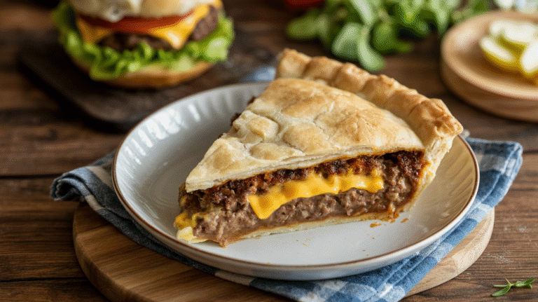 Best Homemade Cheeseburger Pie Recipe