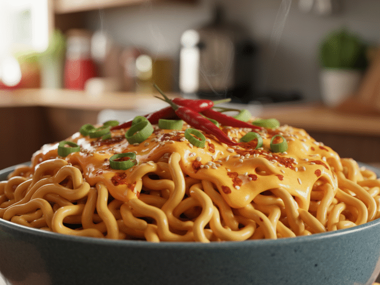 Cheesy Spicy Noodles
