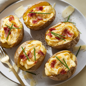 Carbonara Baked Potatoes Recipe
