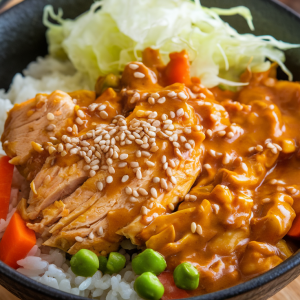 Easy Recipe for a Flavorful Curry Chicken Rice Bowl