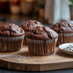 Your Chocolate Fix Starts Here: Perfect Double Chocolate Muffins