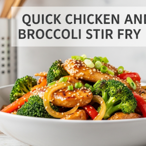 Quick Chicken and Broccoli Stir Fry