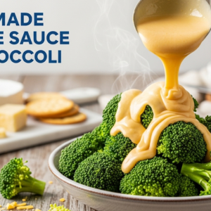 Homemade Cheese Sauce for Broccoli