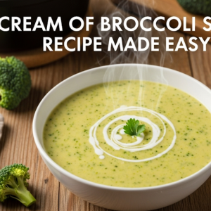 Cream of Broccoli Soup Recipe Made Easy