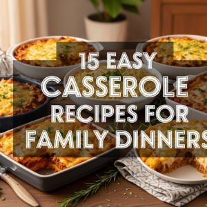 15 Easy Casserole Recipes for Family Dinners