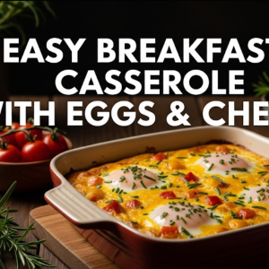  Easy Breakfast Casserole with Eggs & Cheese