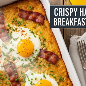 Crispy Hash Brown Breakfast Casserole