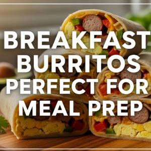 Breakfast Burritos Perfect for Meal Prep