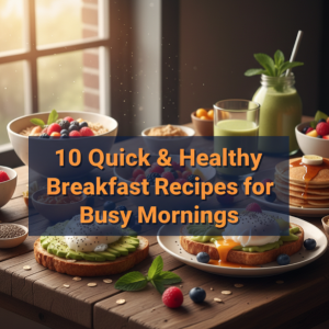 10 Quick & Healthy Breakfast Recipes for Busy Mornings